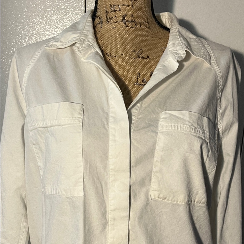Universal Thread White Collared Shirt - image 3